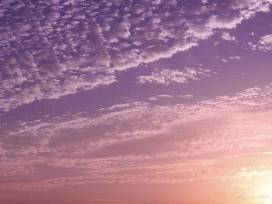 Ciel orange-violet